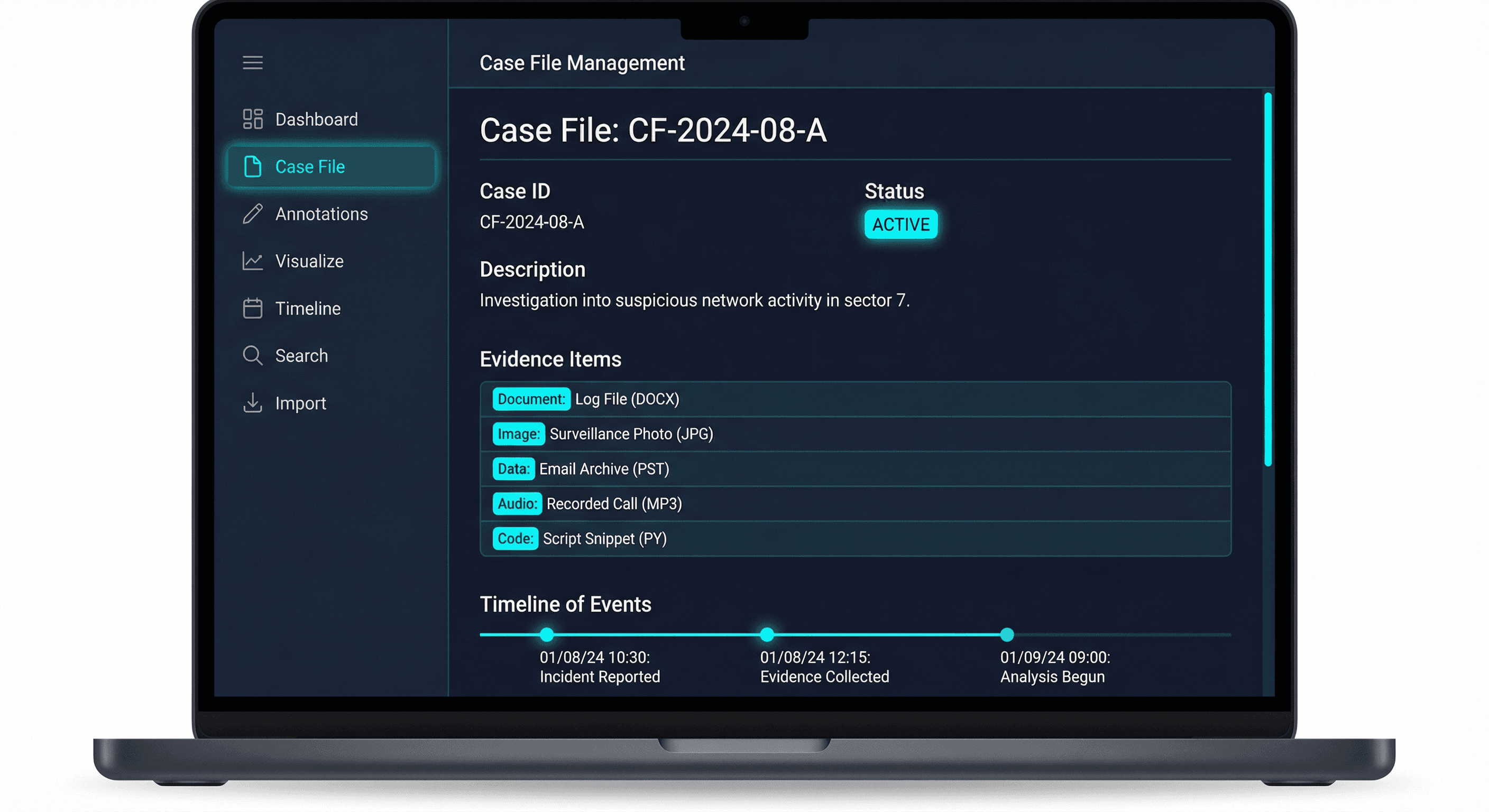 Clearfield Evidence Flow screenshot 2
