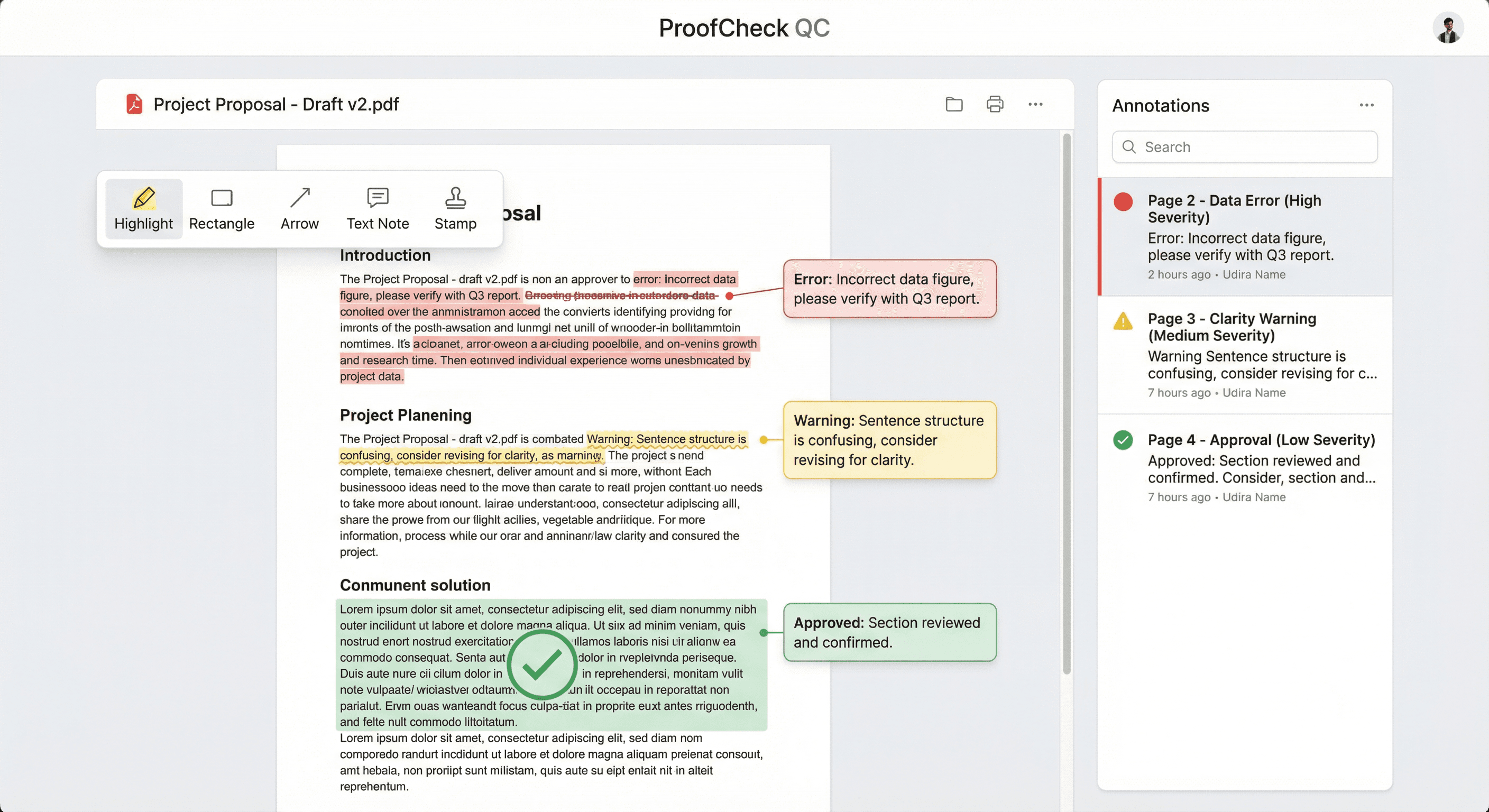 ProofCheck QC screenshot 4