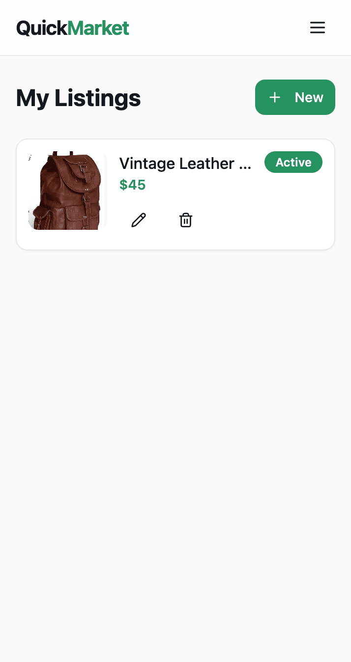 QuickMarket screenshot 2